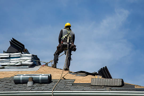 Professional Flat Roof Repair technician working in Schooleys Mountain, NJ
